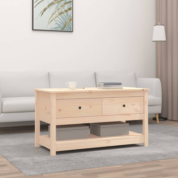 Couchtisch Kiefer Massivholz 102x49 cm