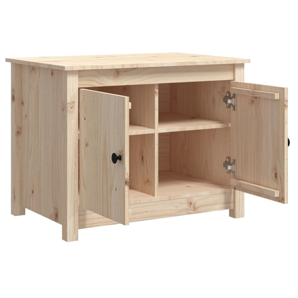 Couchtisch Kiefer Massivholz 71x49 cm