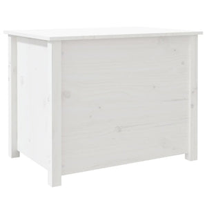 Weißer Couchtisch Kiefer Massivholz 71x49x55 cm
