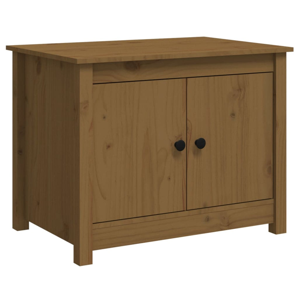 Couchtisch Honigbraun Massivholz Kiefer