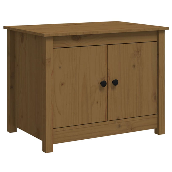 Couchtisch Honigbraun Massivholz Kiefer