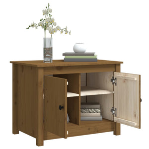 Couchtisch Honigbraun Massivholz Kiefer