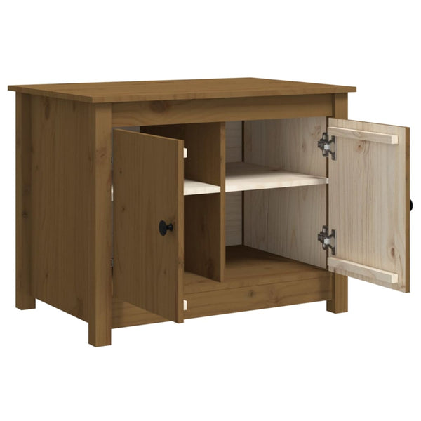 Couchtisch Honigbraun Massivholz Kiefer