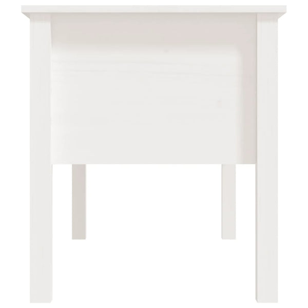 Weißer Couchtisch Kiefer Massivholz 102 cm