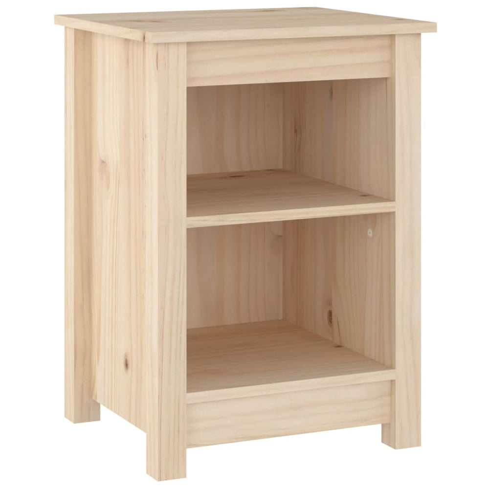 vidaXL Bedside Cabinet 40x35x55 cm Solid Pine Wood