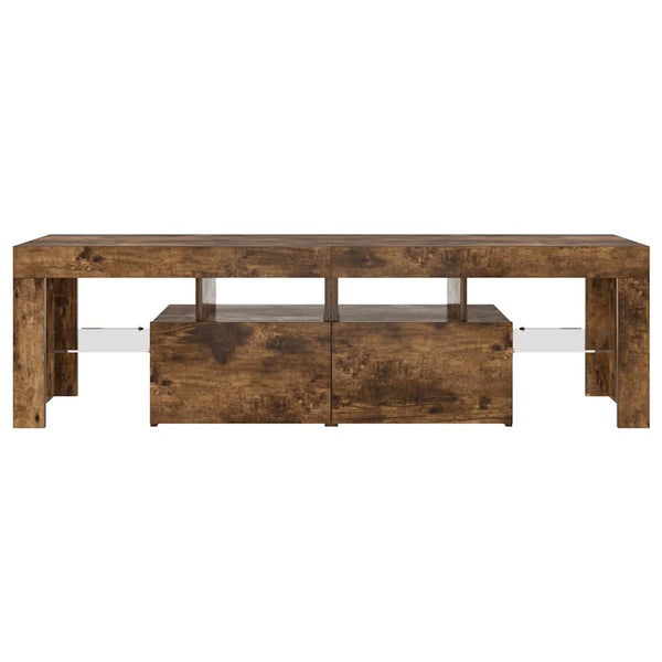 TV-Schrank Räuchereiche mit LED 140cm