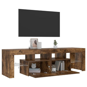 TV-Schrank Räuchereiche mit LED 140cm