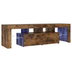 TV-Schrank Räuchereiche mit LED 140cm