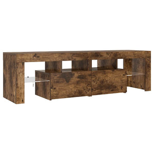 TV-Schrank Räuchereiche mit LED 140cm