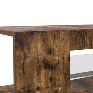TV-Schrank Räuchereiche mit LED 90 cm