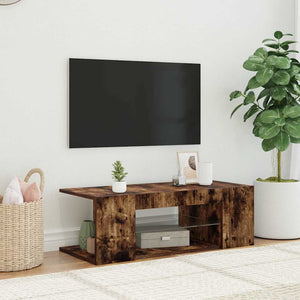 TV-Schrank Räuchereiche mit LED 90 cm