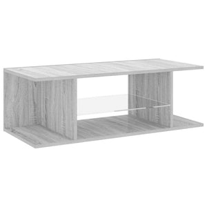 TV-Schrank Grau Sonoma mit LED 90 cm
