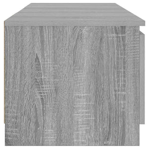 TV-Schrank Grau Sonoma mit LED 140 cm