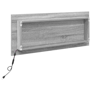 Grauer Spiegel Sonoma 90x37cm