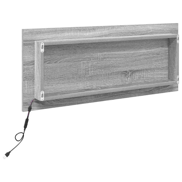 Grauer Spiegel Sonoma 90x37cm