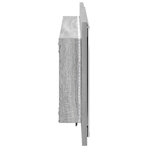 Grauer Spiegel Sonoma 90x37cm