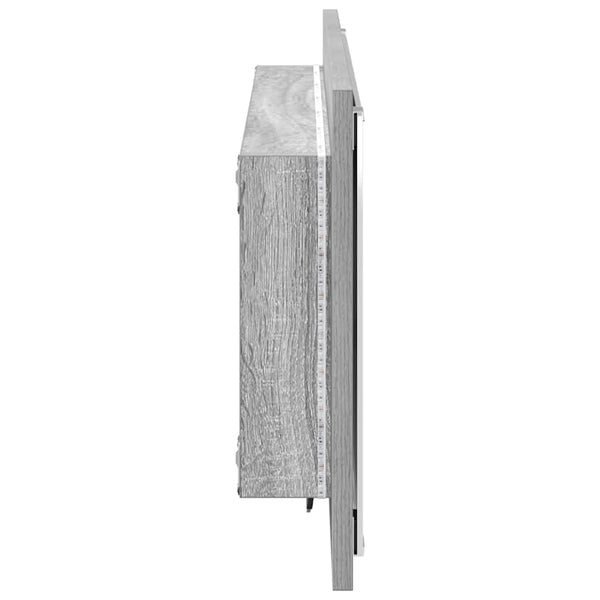 Grauer Spiegel Sonoma 90x37cm