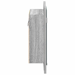 LED-Spiegelschrank Grau Sonoma 40x45 cm