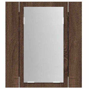 LED Spiegelschrank Eiche Braun 40x45 cm