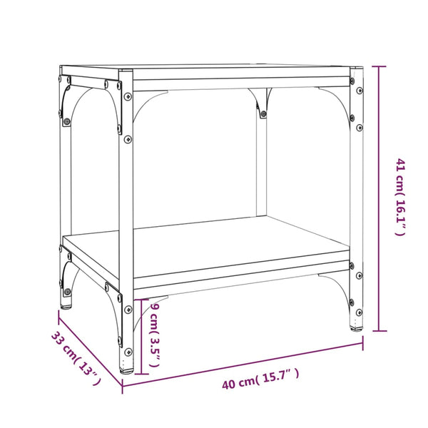 TV-Schrank Räuchereiche 40 cm