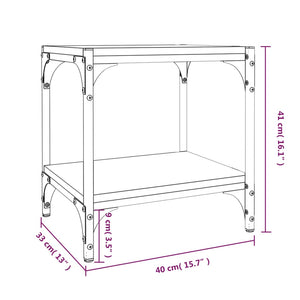 TV-Schrank Braun Eichenoptik 40 cm