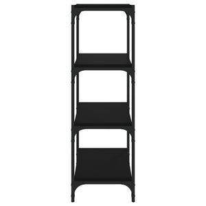 Schwarzes Bücherregal 40x33x100 cm
