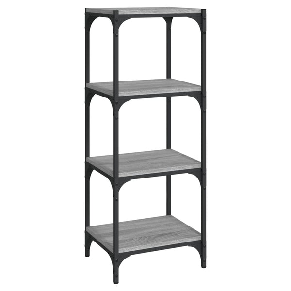 Bücherregal Grau Sonoma 40x33x100 cm