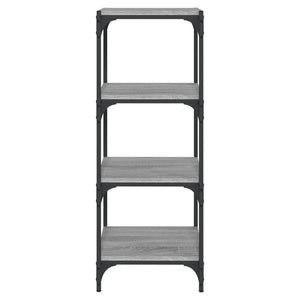 Bücherregal Grau Sonoma 40x33x100 cm