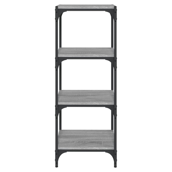Bücherregal Grau Sonoma 40x33x100 cm