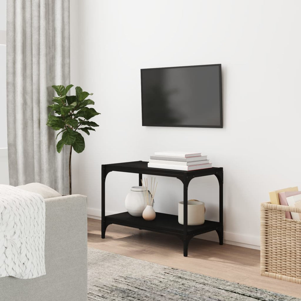 Schwarzer TV-Schrank 60 cm