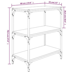 Bücherregal Sonoma Eiche 60 cm