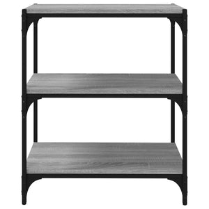 Bücherregal Grau Sonoma 60 cm