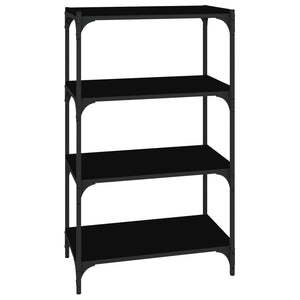 Schwarzes Bücherregal 60x100 cm