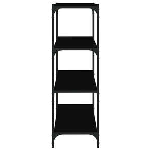 Schwarzes Bücherregal 60x100 cm