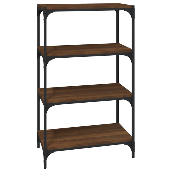 Bücherregal Braun Eichenoptik 60x33x100cm