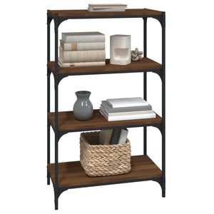 Bücherregal Braun Eichenoptik 60x33x100cm
