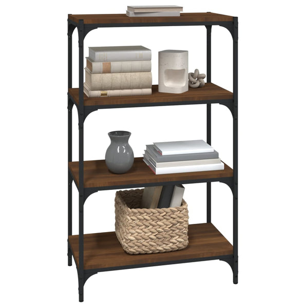 Bücherregal Braun Eichenoptik 60x33x100cm