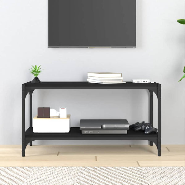 Schwarzer TV-Schrank 80 cm