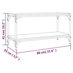 Schwarzer TV-Schrank 80 cm