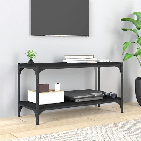 Schwarzer TV-Schrank 80 cm
