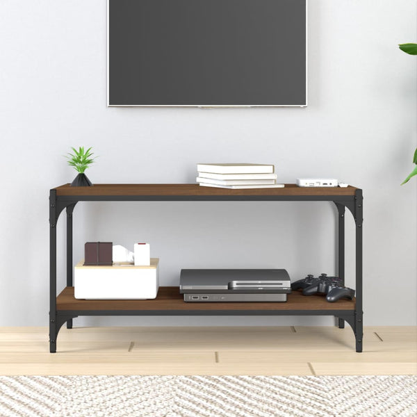 TV-Schrank Braun Eichenoptik 80 cm