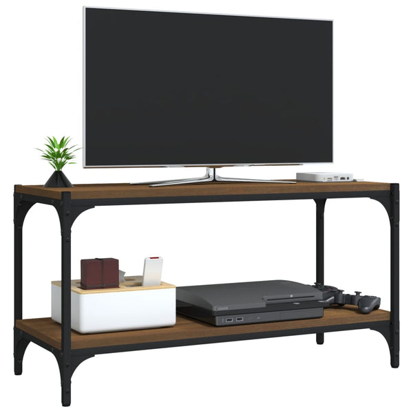 TV-Schrank Braun Eichenoptik 80 cm