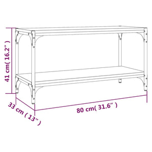 TV-Schrank Braun Eichenoptik 80 cm