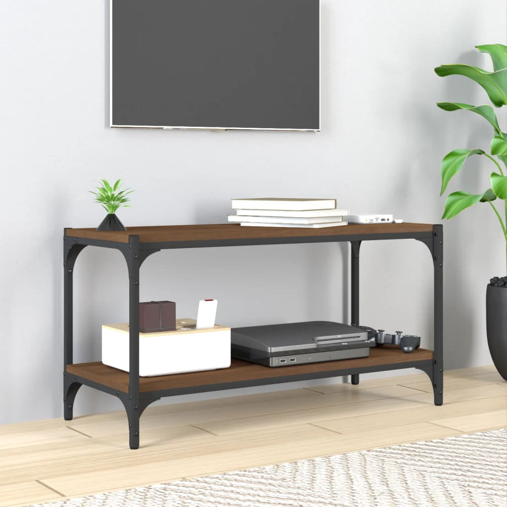 TV-Schrank Braun Eichenoptik 80 cm