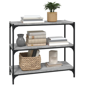 Bücherregal Grau Sonoma 80 cm