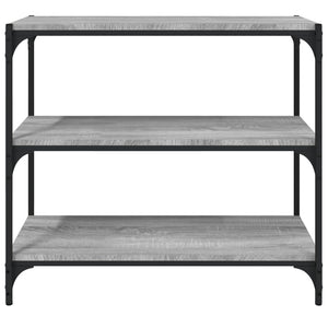Bücherregal Grau Sonoma 80 cm