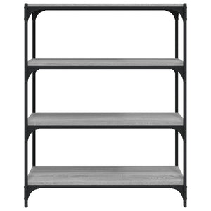 Bücherregal Grau Sonoma 80x33x100 cm