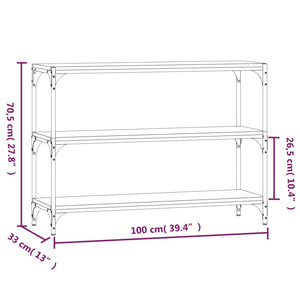 Bücherregal Räuchereiche 100 cm