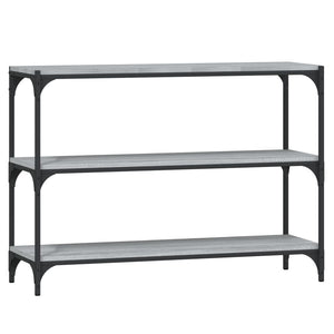 Bücherregal Grau Sonoma 100 cm