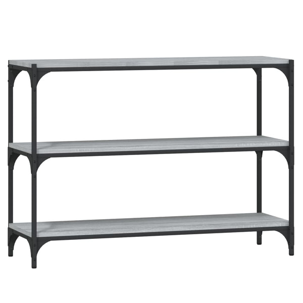 Bücherregal Grau Sonoma 100 cm